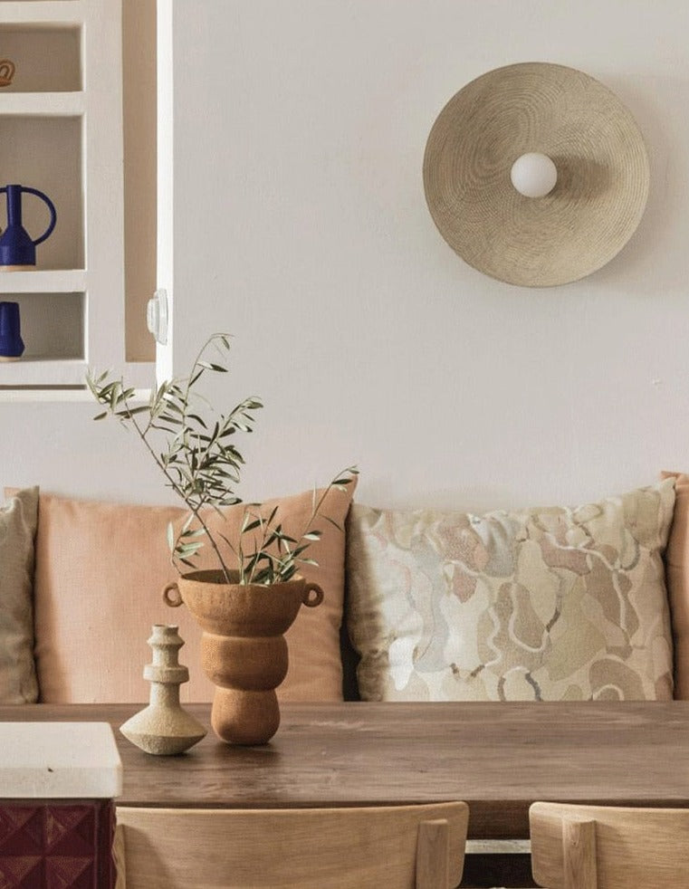 Japandi Circle Wall Sconce