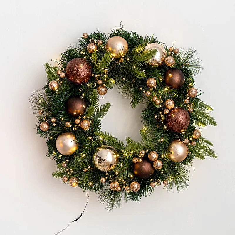 Neutral Tone Wreath(17.7" Diameter)