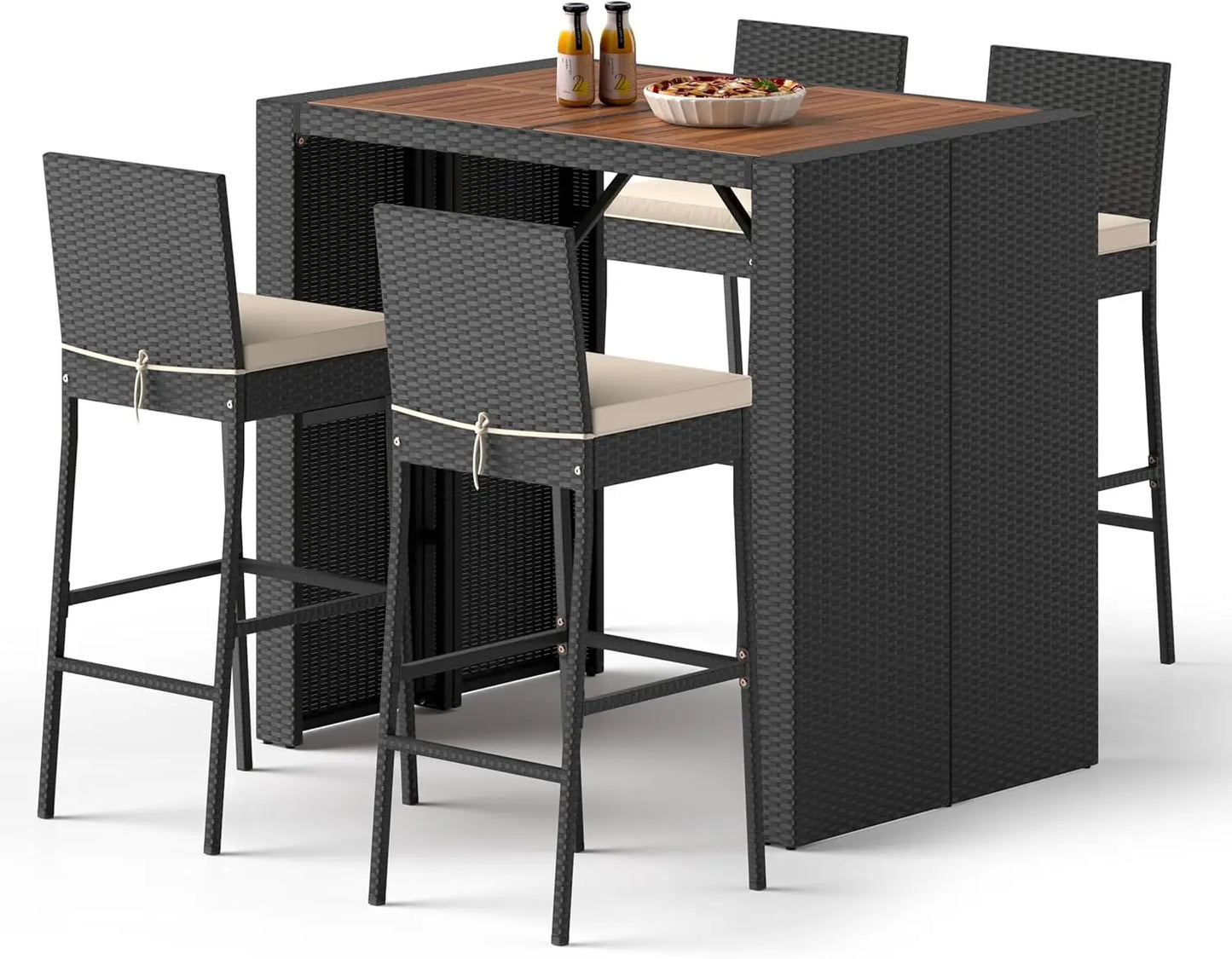 7 Piece High Top Outdoor Dining Set