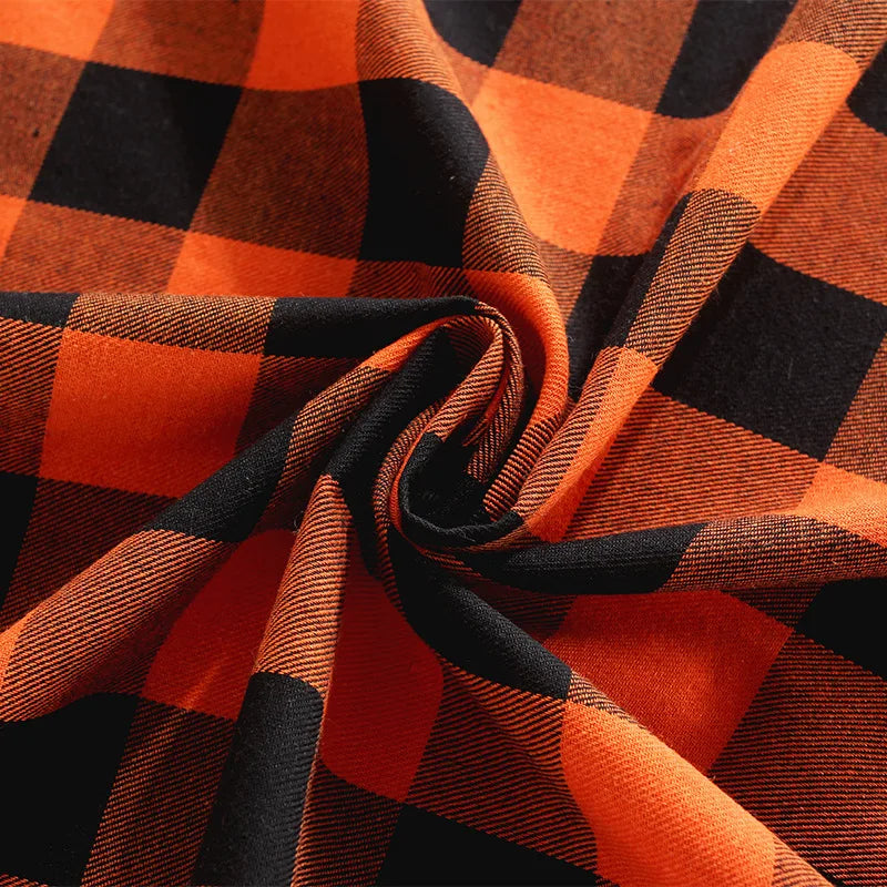 Checkered Fall Tablecloth