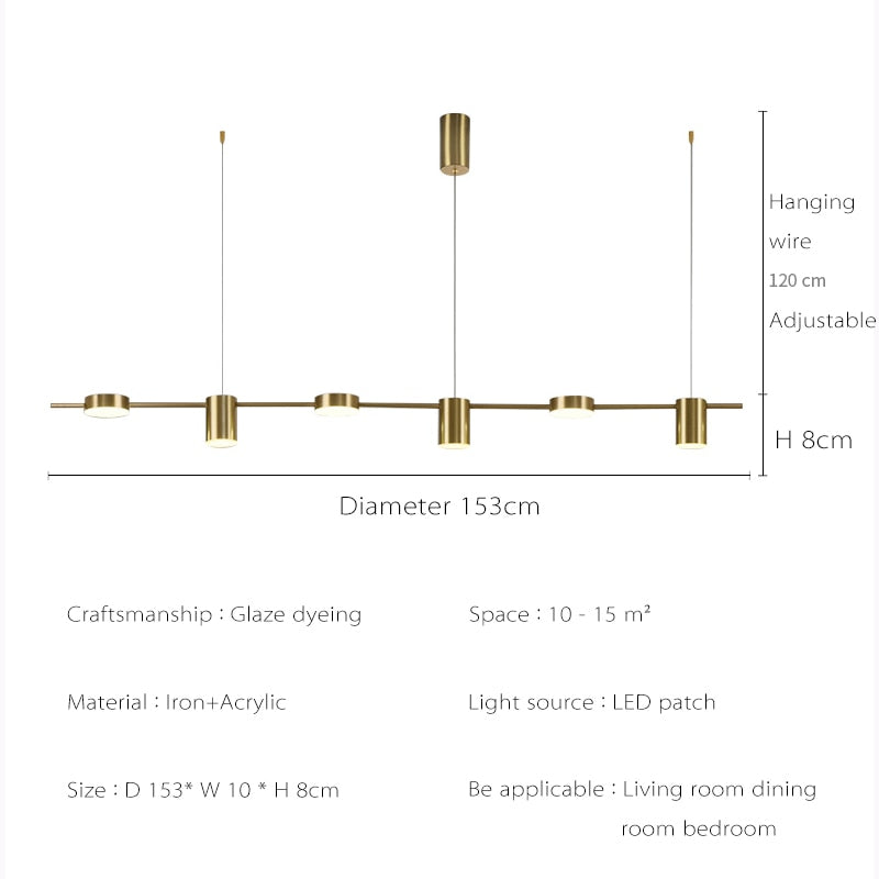 Linear Cylinder Light Fixture