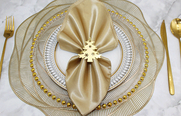 12Pcs Christmas Tree Napkin Ring