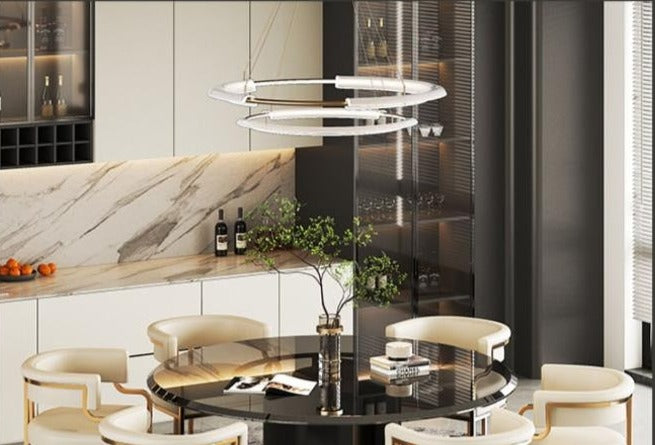 Gold Trim Accent Chair