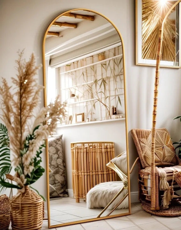 Arch Full Body Mirror with Stand