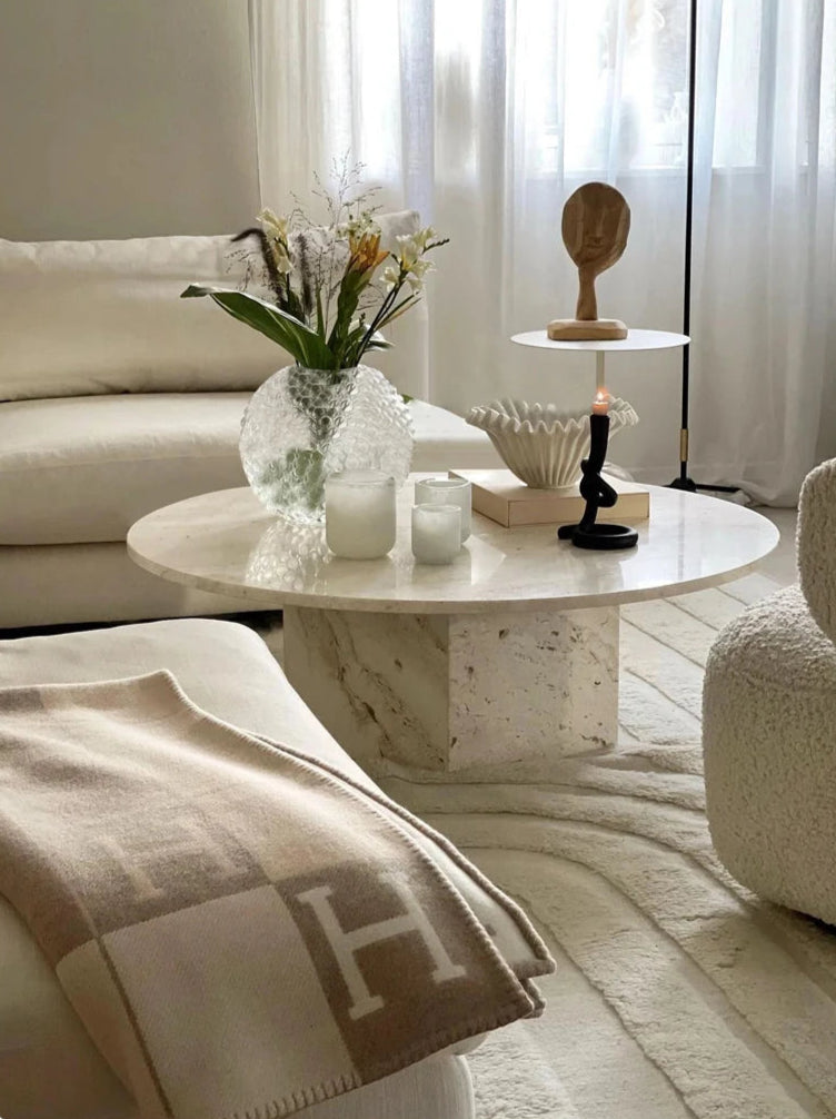 Travertine Coffee Table -