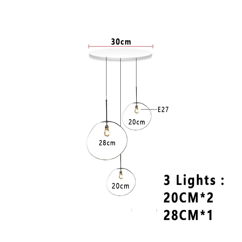 Iridescent Pendant Lights