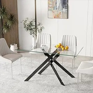 Rectangular Glass Dining Table