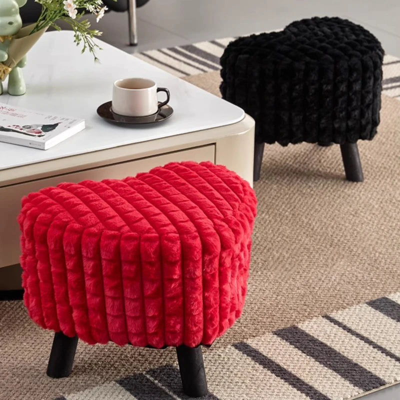 Plush Cushy Floor Stool