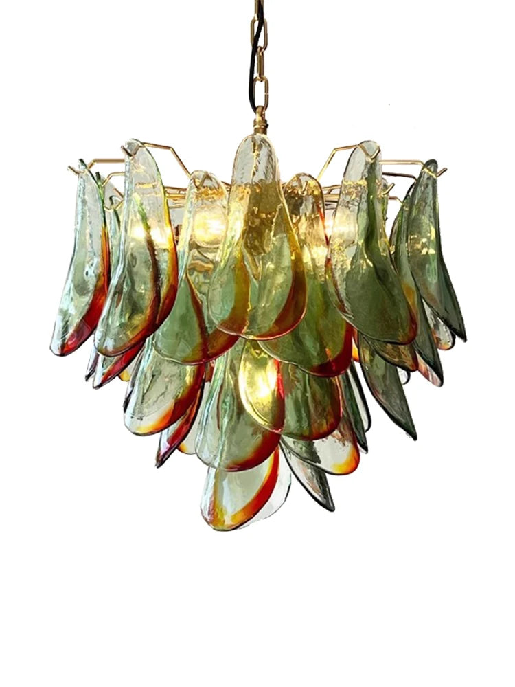 Glass Petal Chandelier