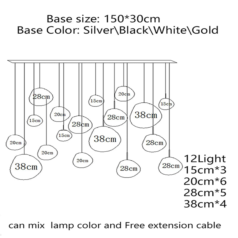 Iridescent Pendant Lights