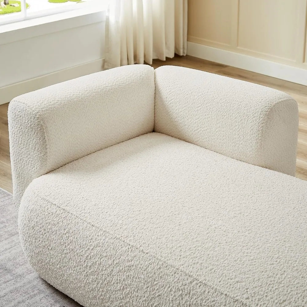 Plush Contemporary Chaise
