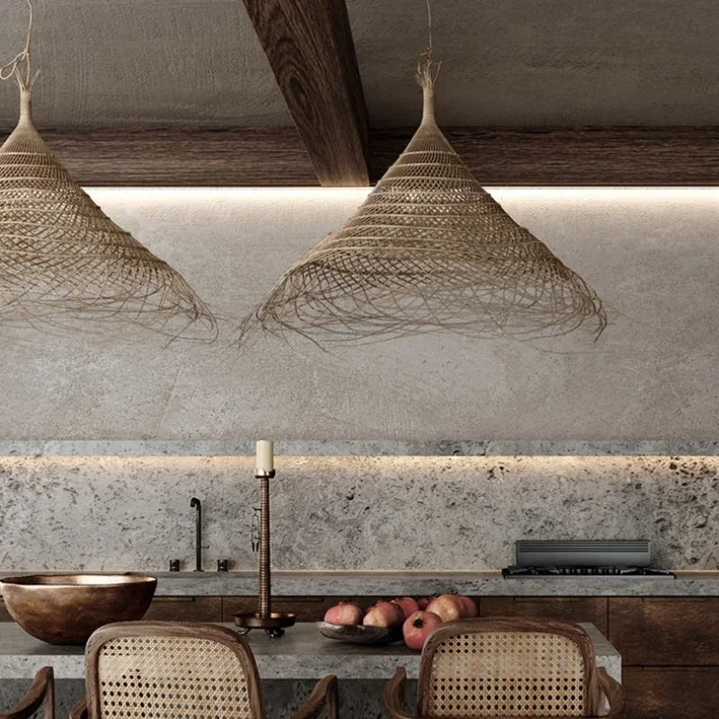 Rattan Boho Chic Pendant Lights
