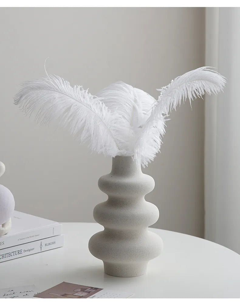 Curved Edges Ceramic Vase