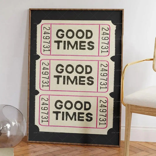 Good Times Canvas Wall Decor