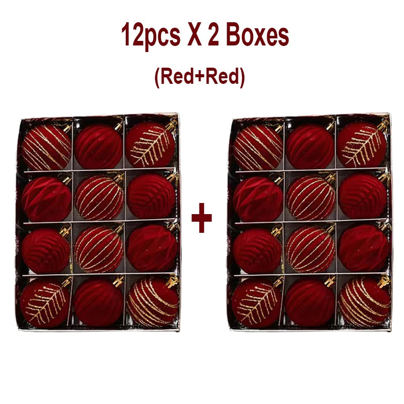 Matte Mini Christmas Ornaments