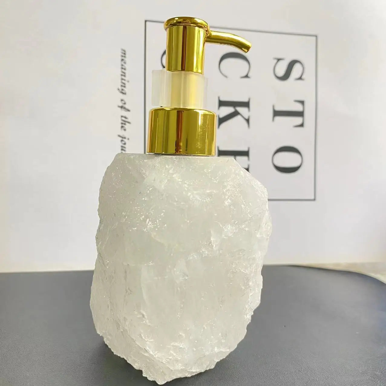 gemstone soap dispenser