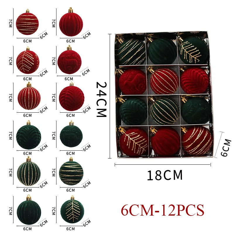 Matte Mini Christmas Ornaments