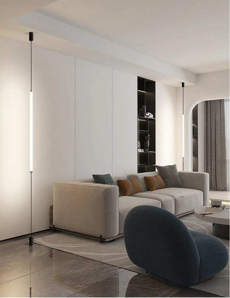 Italian Ceiling to Floor Lighting