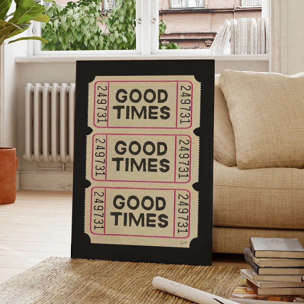 Good Times Canvas Wall Decor
