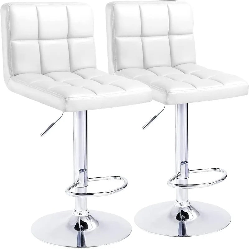 2 Piece Faux Leather Counter Stools
