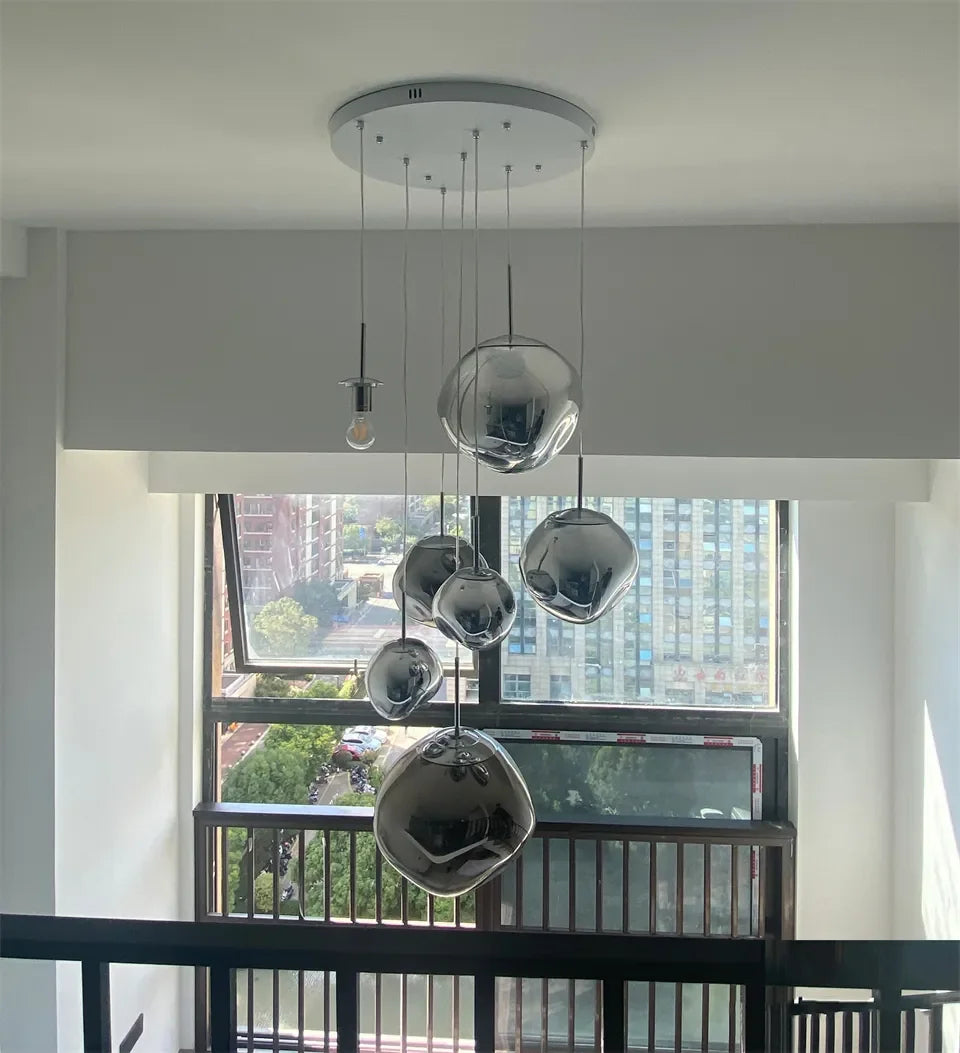 Iridescent Pendant Lights