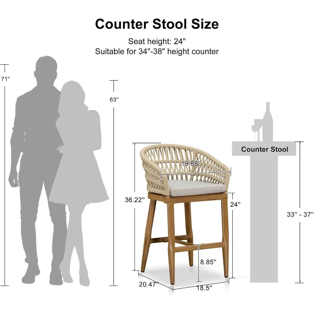 Rattan Bar Stools