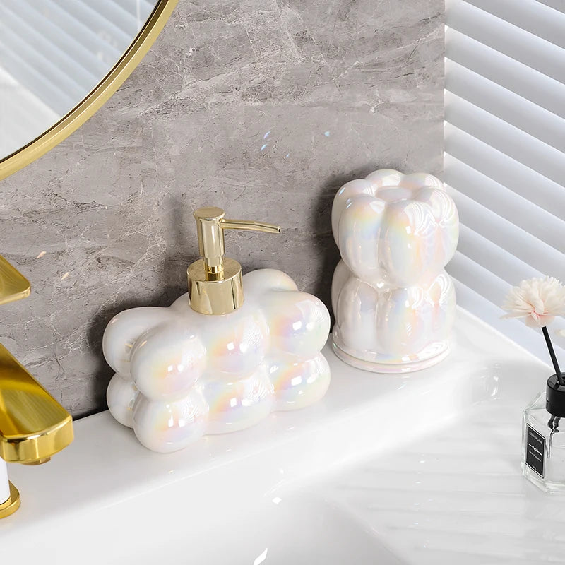 elegant bathroom accessories set