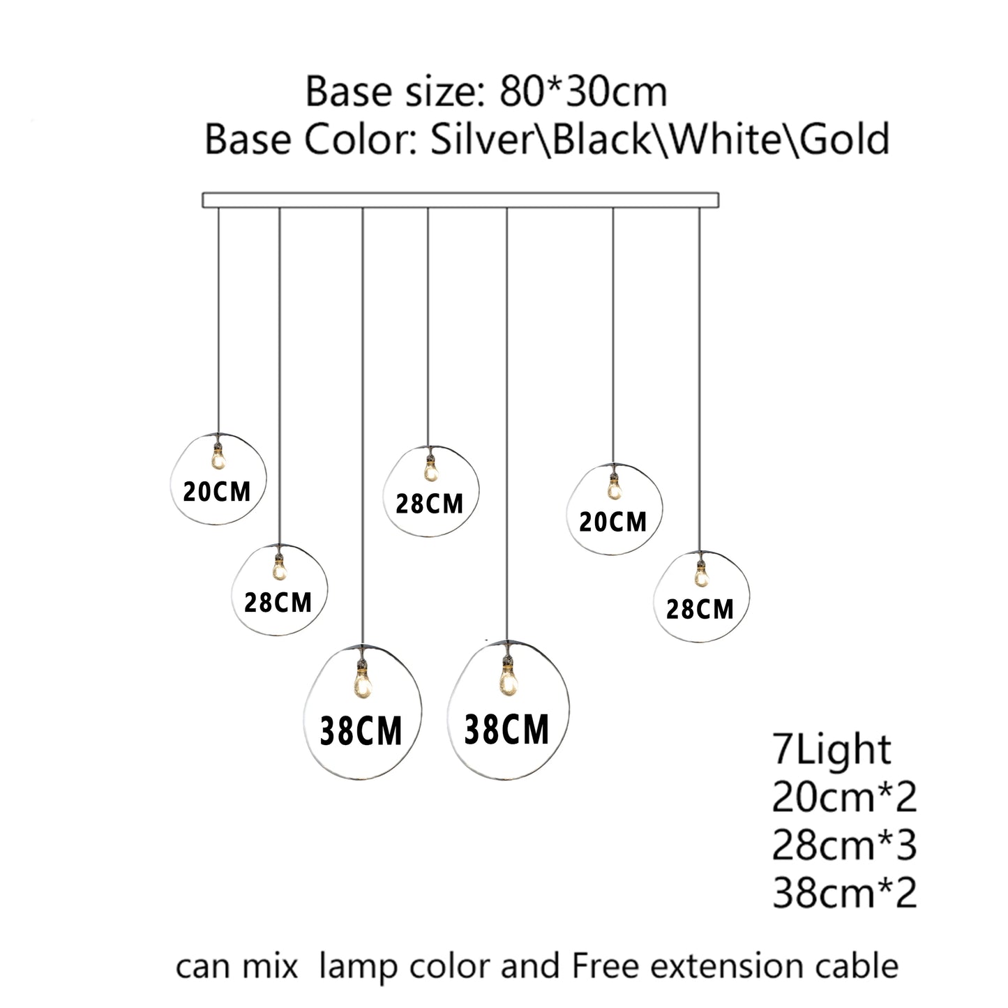 Iridescent Pendant Lights