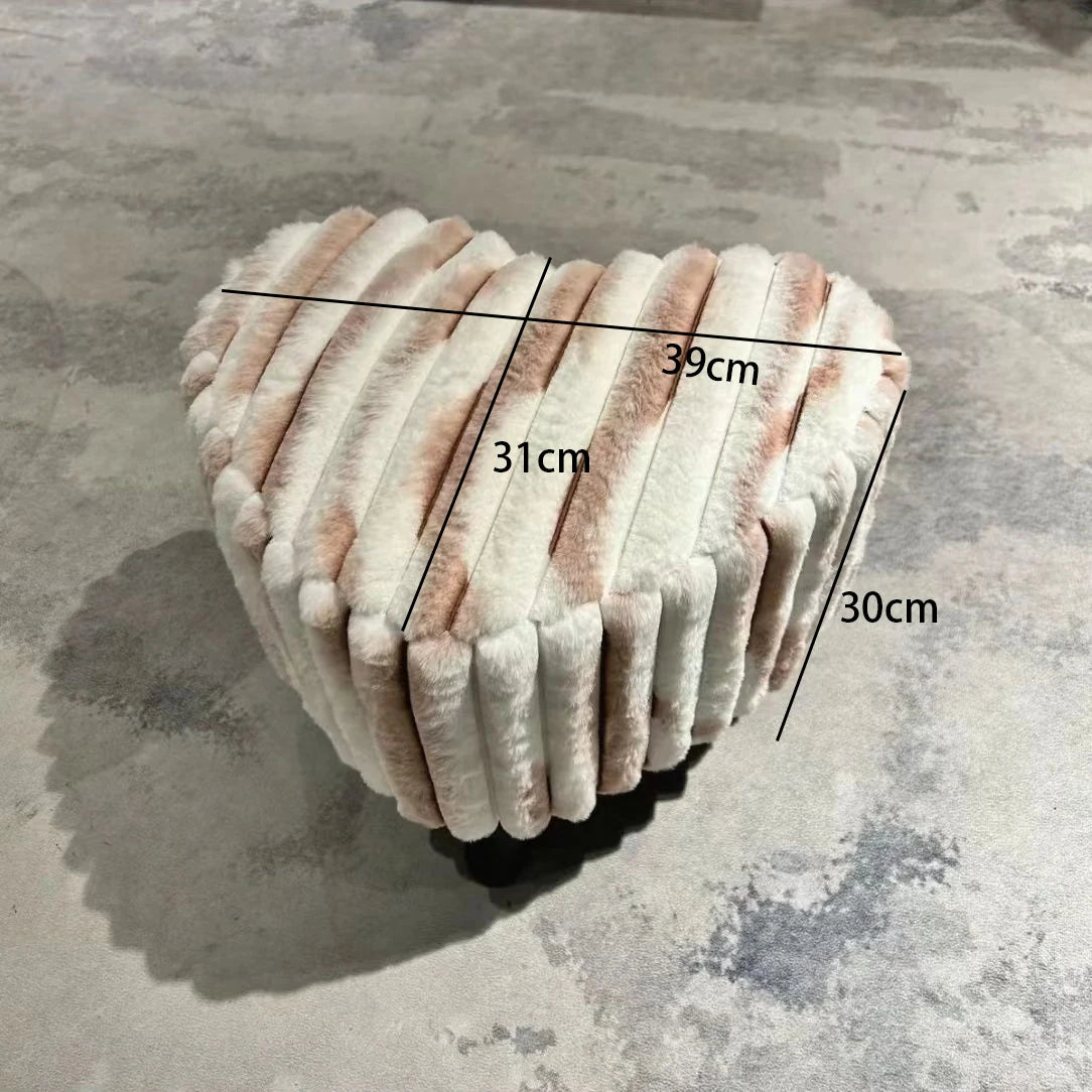 Plush Cushy Floor Stool