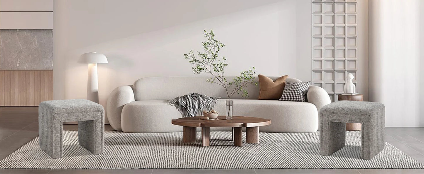 Arched Contemporary Ottoman