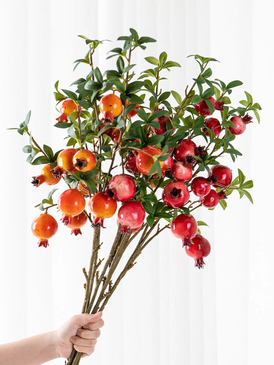 (1pc) Artificial Pomegranate Branch