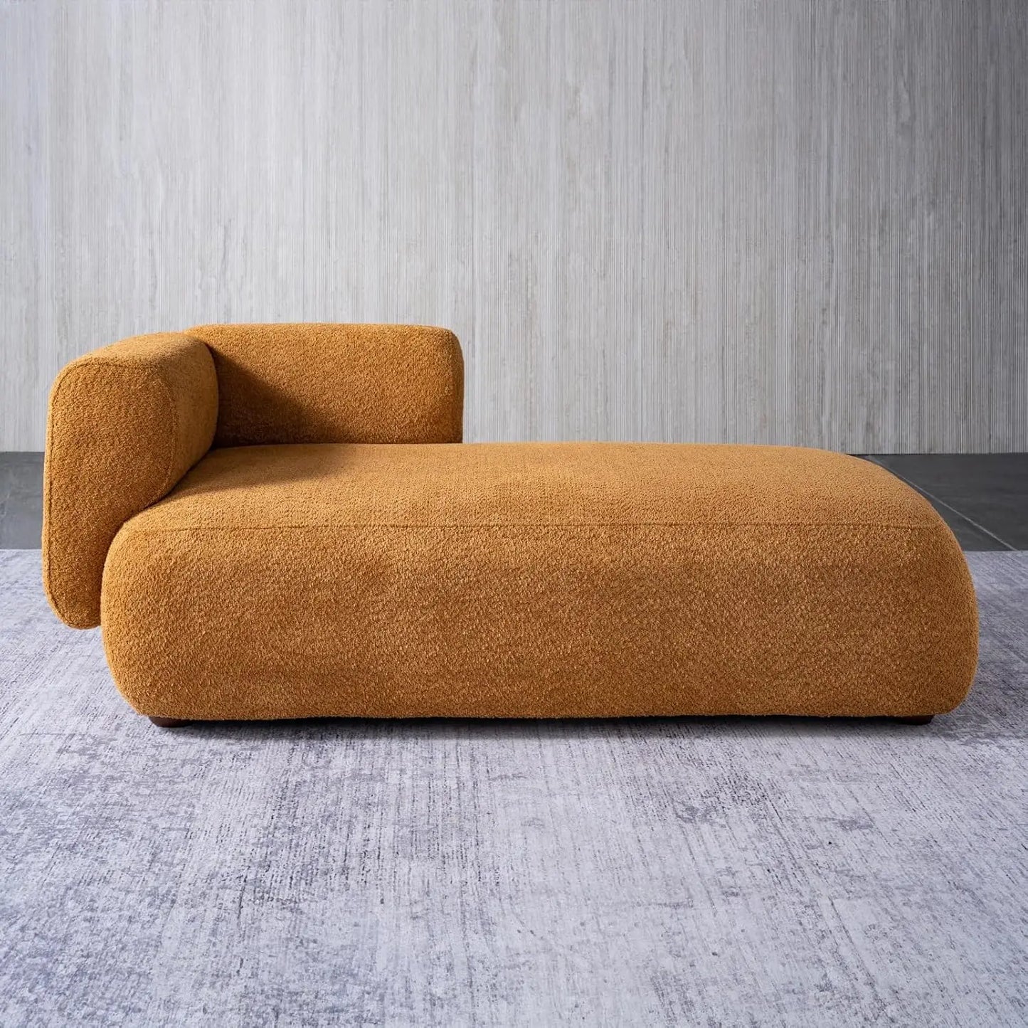 Plush Contemporary Chaise