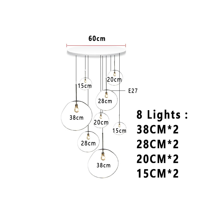 Iridescent Pendant Lights