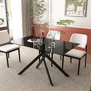Rectangular Glass Dining Table