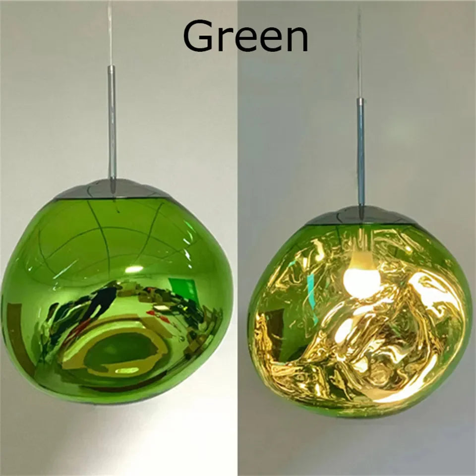 Iridescent Pendant Lights