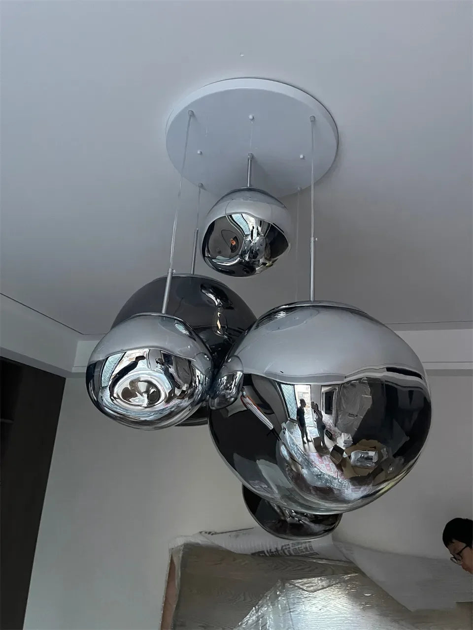 Iridescent Pendant Lights