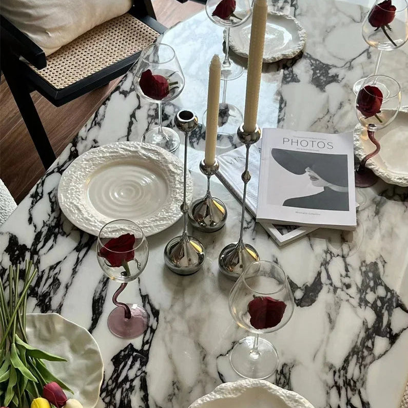 Contemporary Metallic Candlestick