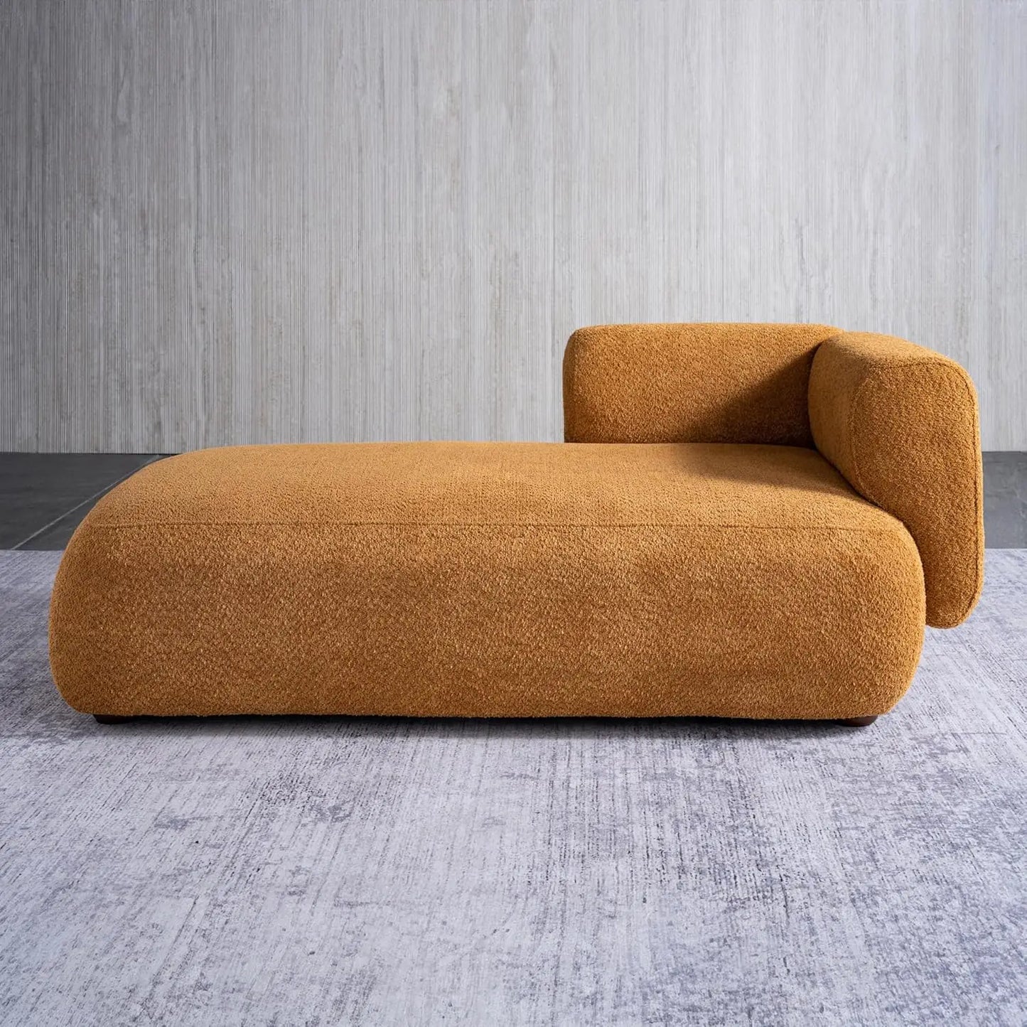 Plush Contemporary Chaise