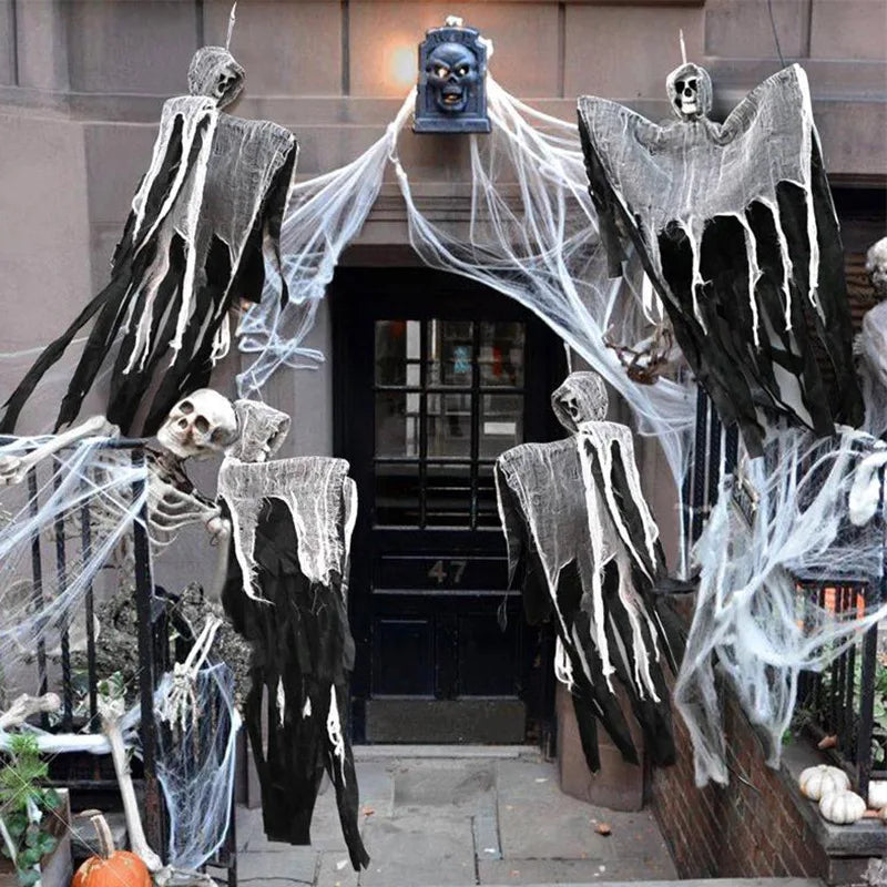 outdoor haunted house decorations