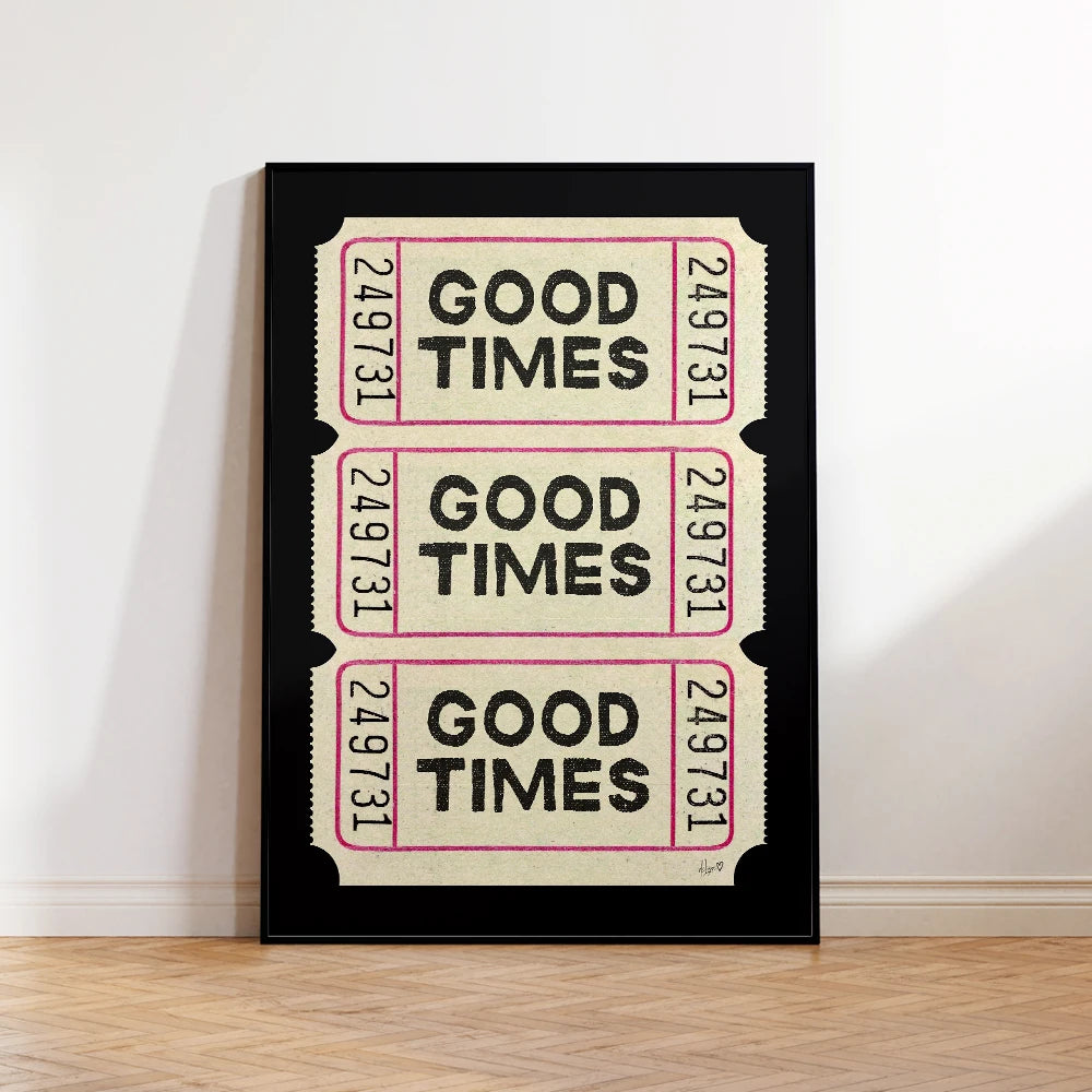 Good Times Canvas Wall Decor