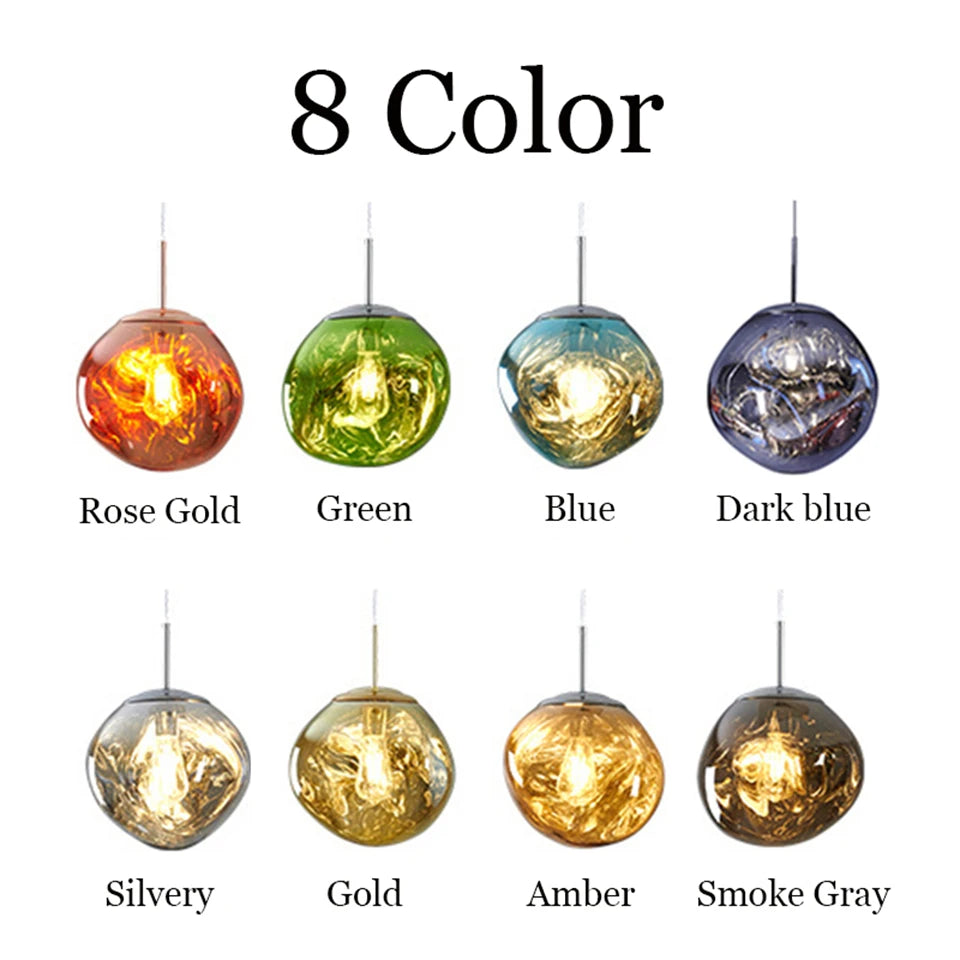 Iridescent Pendant Lights