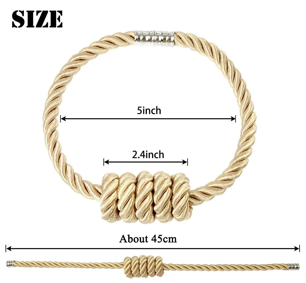 Rope Drapery Tiebacks