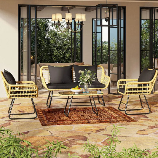 4 Piece Garden Furniture Set