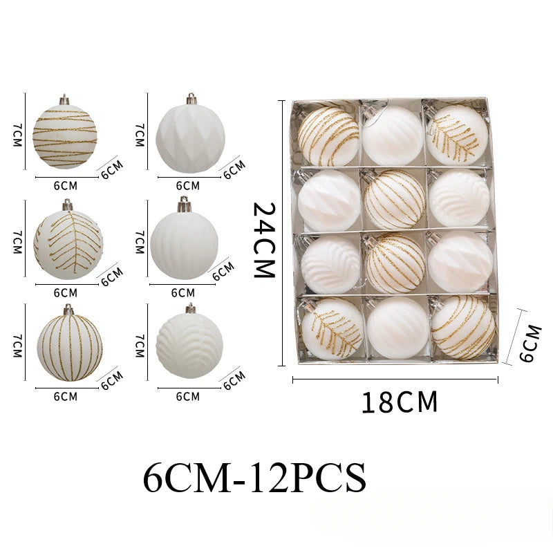 Matte Mini Christmas Ornaments