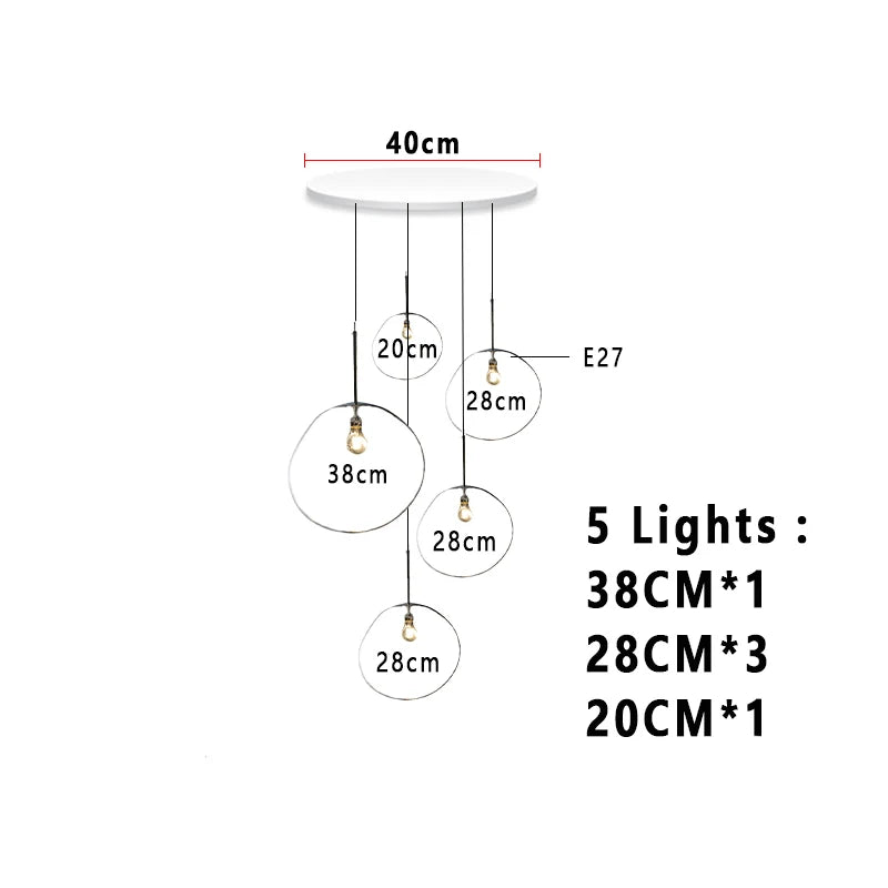 Iridescent Pendant Lights