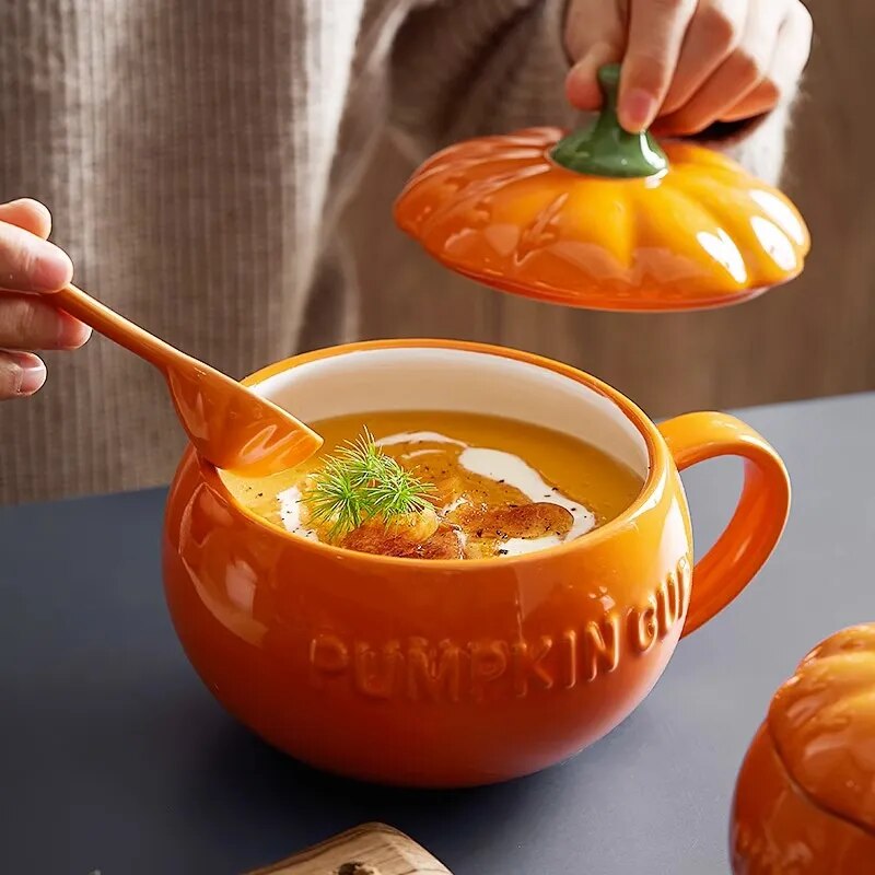 Ceramic Pumpkin Mug