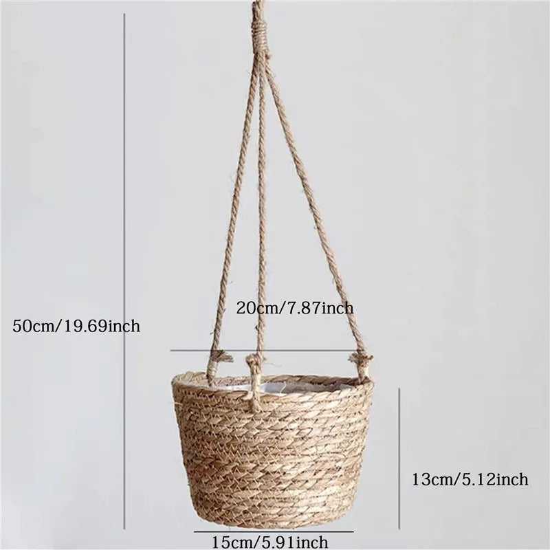 Woven Flower Pot Holder