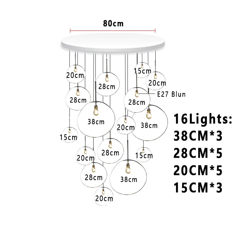 Iridescent Pendant Lights