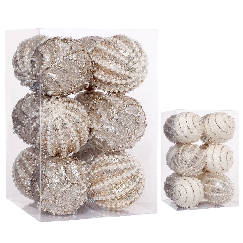 Chic Pearl Accent Ornaments