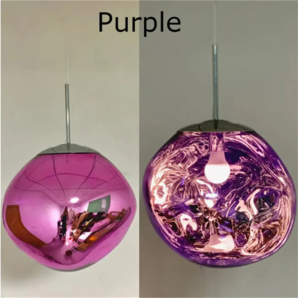 Iridescent Pendant Lights